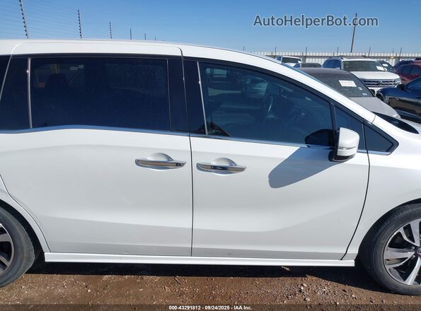 5FNRL6H9XLB028088 2020 HONDA ODYSSEY White Widok wnętrza z tyłu