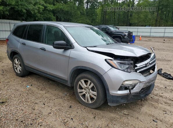 5FNYF5H15JB027337 2018 HONDA PILOT Silver 