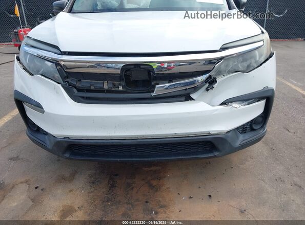 5FNYF5H17LB007349 2020 HONDA PILOT White Front view