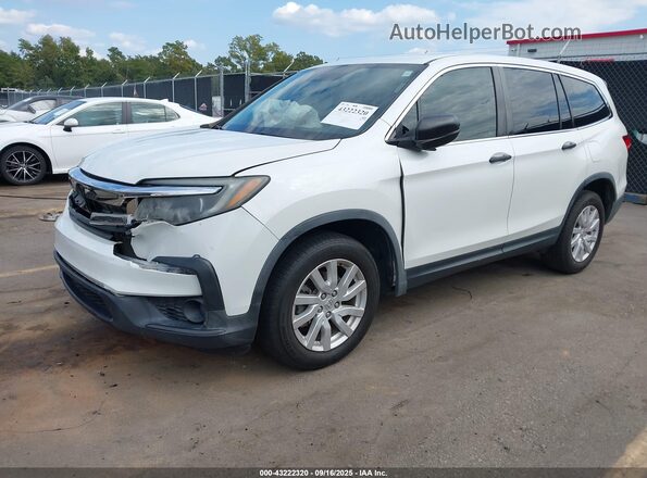 5FNYF5H17LB007349 2020 HONDA PILOT White Front left