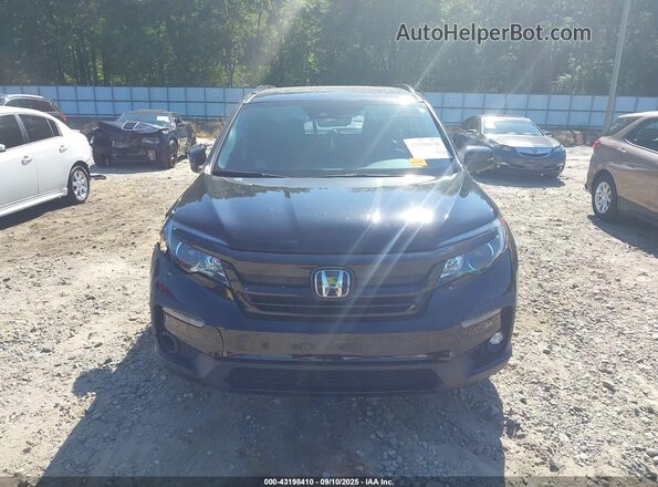 5FNYF5H21MB042155 2021 HONDA PILOT Black Вид щитка приладів