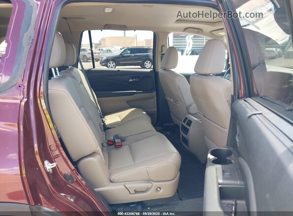 5FNYF5H25NB011038 2022 HONDA PILOT Maroon VIN կոդի պիտակի տեսք