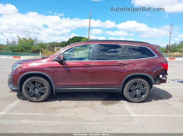 5FNYF5H25NB011038 2022 HONDA PILOT Maroon 