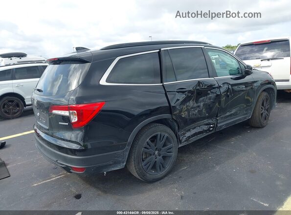 5FNYF5H25NB011699 2022 HONDA PILOT Черный Задняя правая четверть