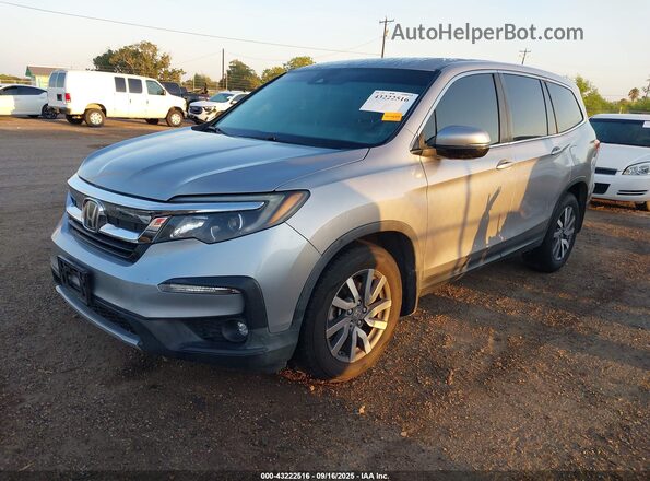 5FNYF5H37MB022288 2021 HONDA PILOT Silver Передня ліва чверть