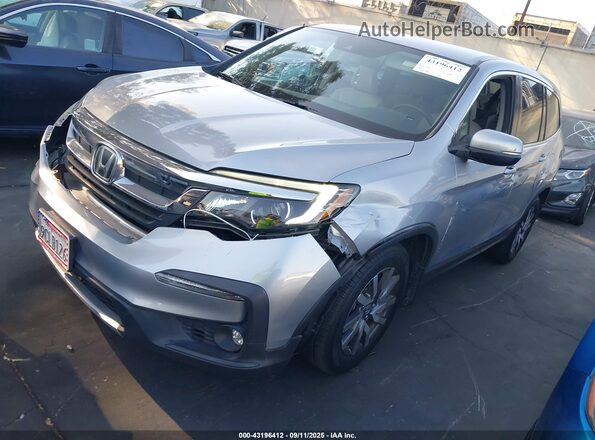 5FNYF5H38LB010438 2020 HONDA PILOT Silver წინა მარცხენა ხედი სამი მეოთხედიდან