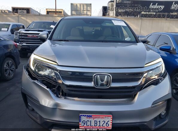 5FNYF5H38LB010438 2020 HONDA PILOT Silver უკანა სალონის ხედი