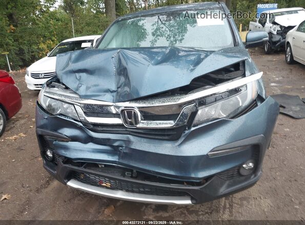 5FNYF5H53MB027408 2021 HONDA PILOT Blue ხელსაწყოთა პანელის ხედი