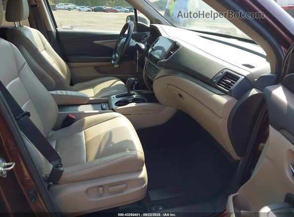5FNYF5H59LB016556 2020 HONDA PILOT Burgundy Vista interior delantera