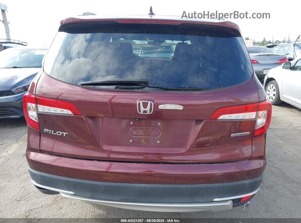 5FNYF5H91MB000159 2021 HONDA PILOT Бордовый 