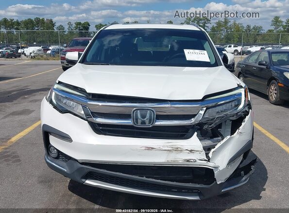 5FNYF5H92MB001689 2021 HONDA PILOT White Սարքավորումների վահանակի տեսք