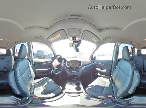 5FNYF6H20MB091935 2021 HONDA PILOT Black 360 interior view