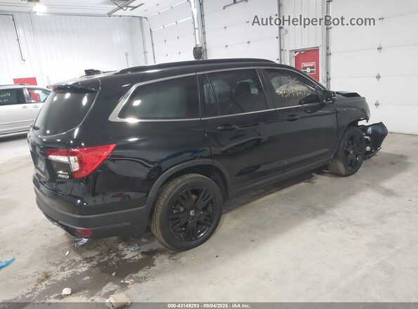 5FNYF6H24MB057223 2021 HONDA PILOT Black Trasero derecho