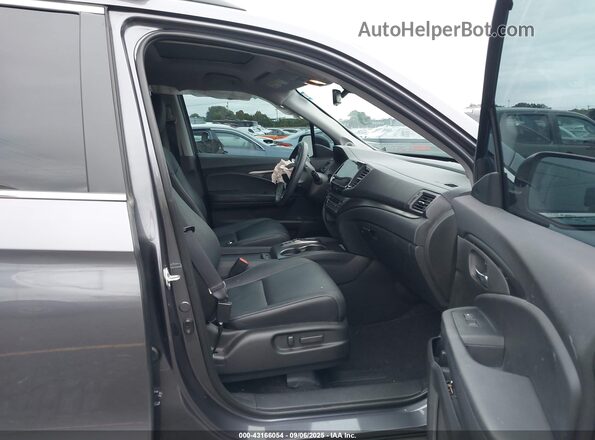 5FNYF6H25NB080706 2022 HONDA PILOT Серый Вид салона спереди