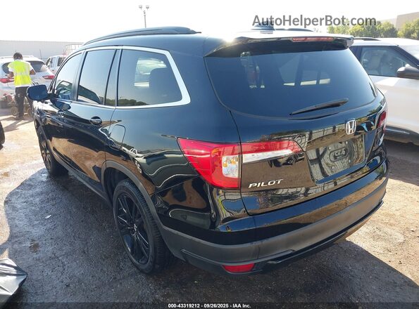5FNYF6H28MB019915 2021 HONDA PILOT Black უკანა მარცხენა