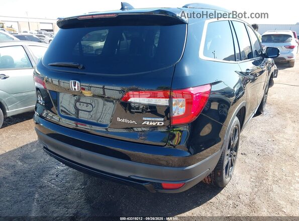 5FNYF6H28MB019915 2021 HONDA PILOT Black უკანა მარჯვენა