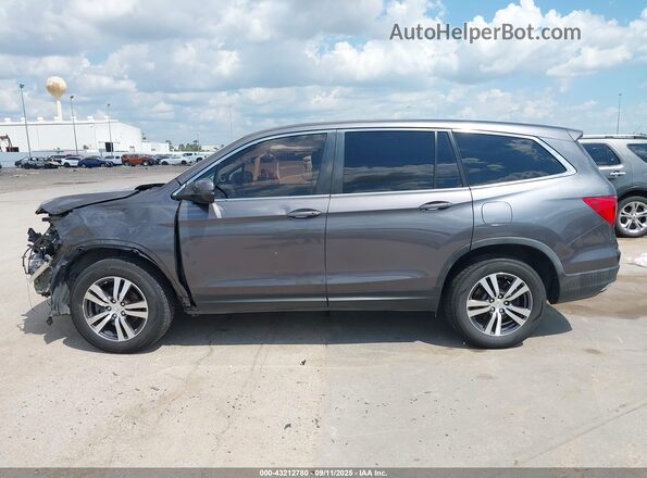5FNYF6H33JB055001 2018 HONDA PILOT Gray 