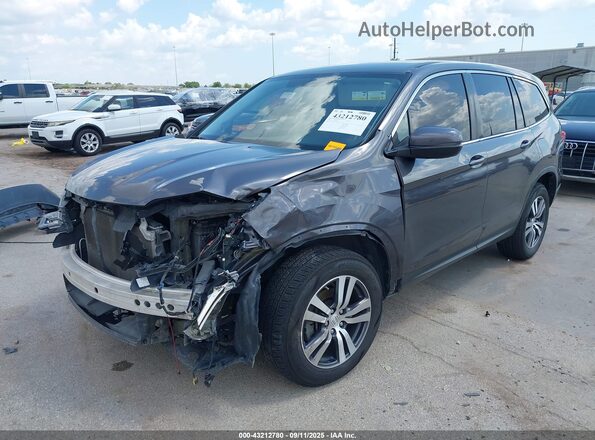 5FNYF6H33JB055001 2018 HONDA PILOT Gray 