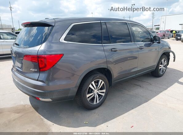 5FNYF6H33JB055001 2018 HONDA PILOT Gray 