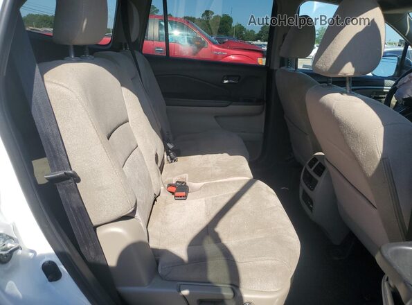 5FNYF6H38MB013945 2021 HONDA PILOT White Rear interior view