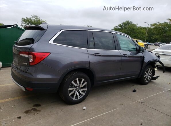 5FNYF6H52MB071924 2021 HONDA PILOT Серый Задняя правая четверть