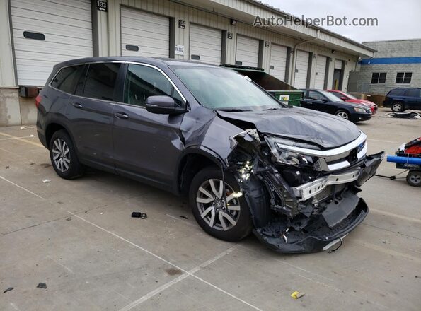 5FNYF6H52MB071924 2021 HONDA PILOT Серый Передняя правая четверть