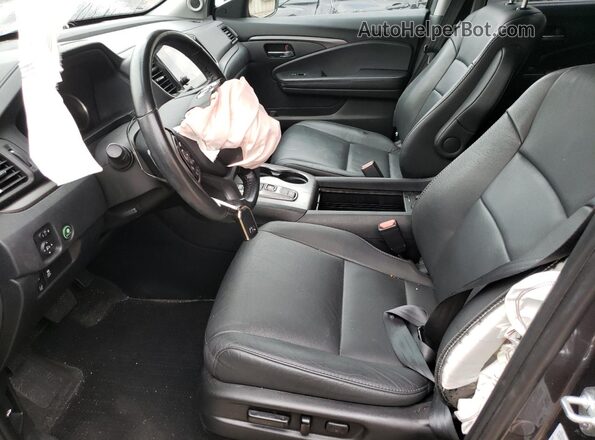 5FNYF6H52MB071924 2021 HONDA PILOT Серый Вид салона спереди