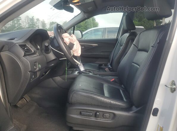5FNYF6H53KB086557 2019 HONDA PILOT White Vista interior delantera