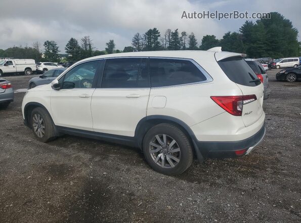 5FNYF6H53KB086557 2019 HONDA PILOT White Trasero izquierdo