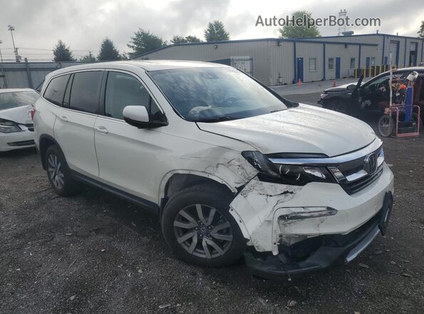 5FNYF6H53KB086557 2019 HONDA PILOT White Delantero derecho