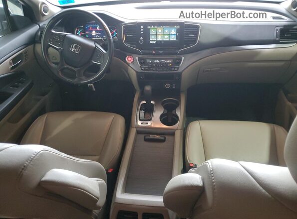 5FNYF6H54LB044853 2020 HONDA PILOT White Առջևի վահանակի տեսք