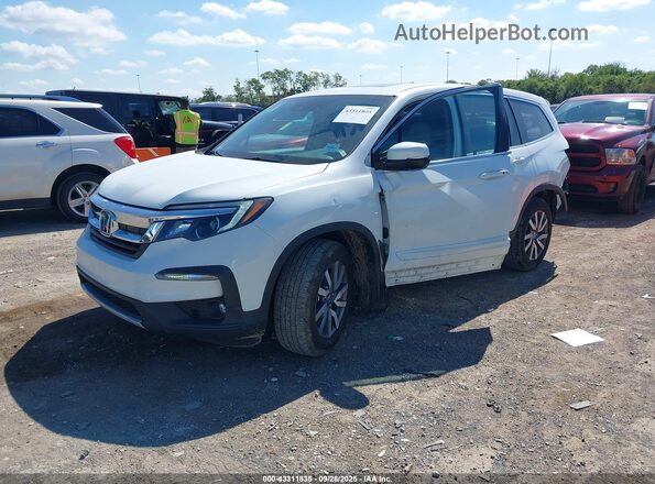 5FNYF6H55LB067820 2020 HONDA PILOT White Առջևի ձախ երեք քառորդ տեսարան
