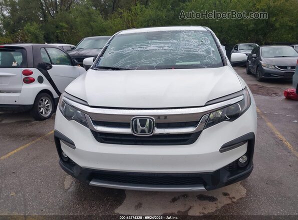 5FNYF6H56NB033579 2022 HONDA PILOT White Vista del cuadro de instrumentos