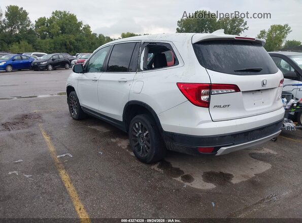 5FNYF6H56NB033579 2022 HONDA PILOT White Trasero izquierdo