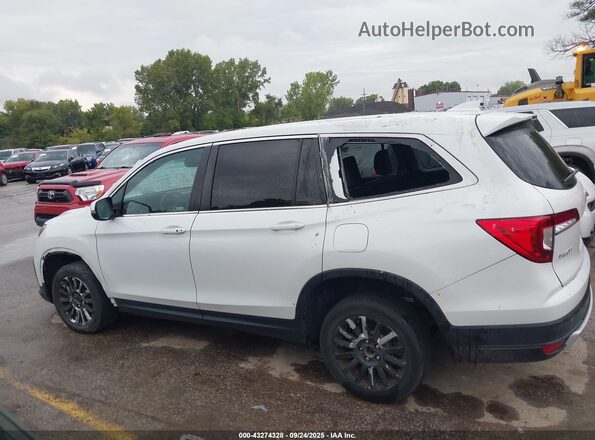 5FNYF6H56NB033579 2022 HONDA PILOT White Vista interior de 360 grados