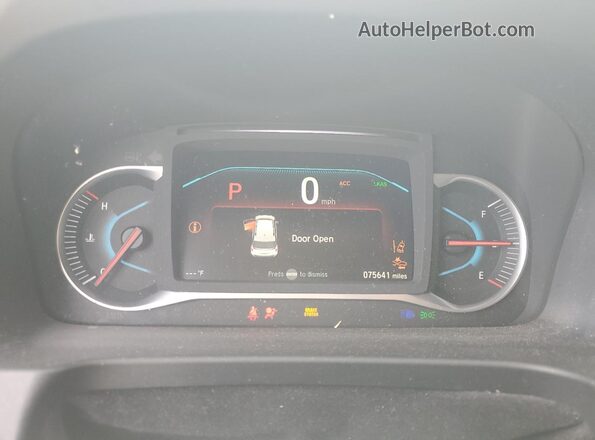 5FNYF6H65LB035166 2020 HONDA PILOT Burgundy Вид щитка приладів
