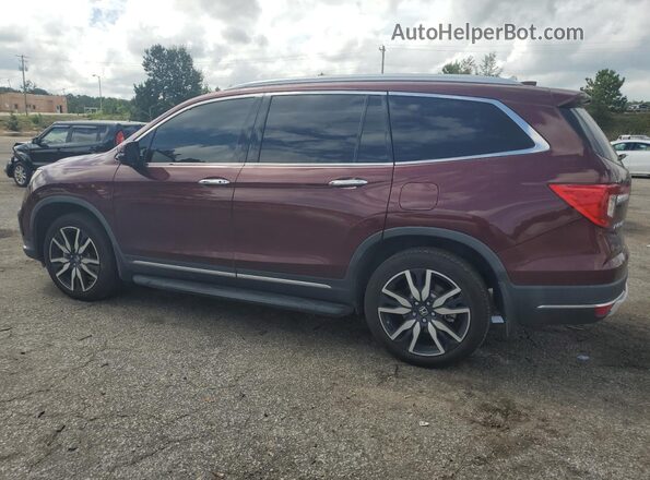 5FNYF6H65LB035166 2020 HONDA PILOT Burgundy Задня ліва чверть