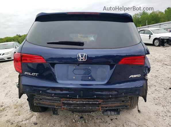 5FNYF6H72JB046857 2018 HONDA PILOT Blue 