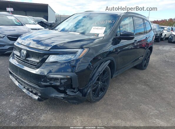 5FNYF6H77LB039745 2020 HONDA PILOT Black წინა მარცხენა ხედი სამი მეოთხედიდან