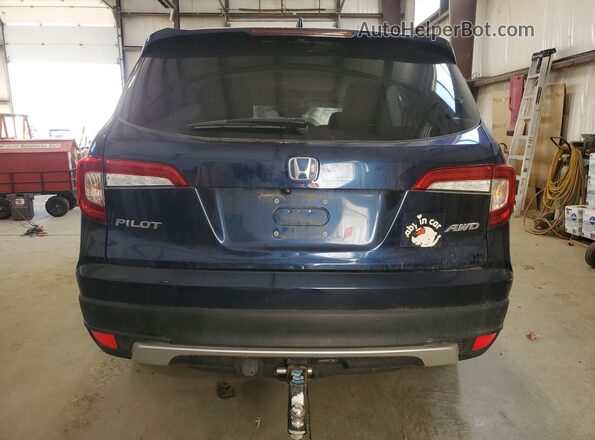 5FNYF6H77MB507166 2021 HONDA PILOT Blue Вид ззаду