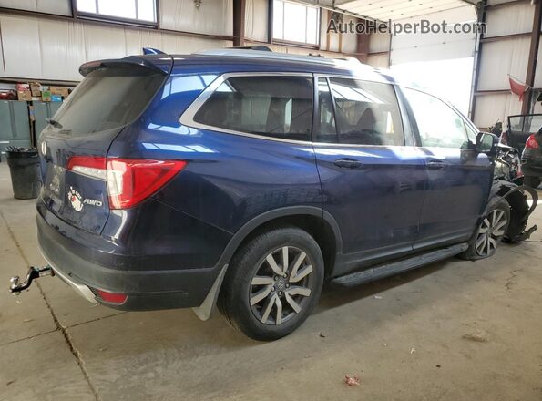 5FNYF6H77MB507166 2021 HONDA PILOT Blue Задня права чверть
