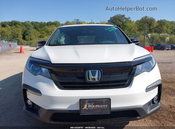 5FNYF6H89NB050628 2022 HONDA PILOT White Widok zestawu wskaźników