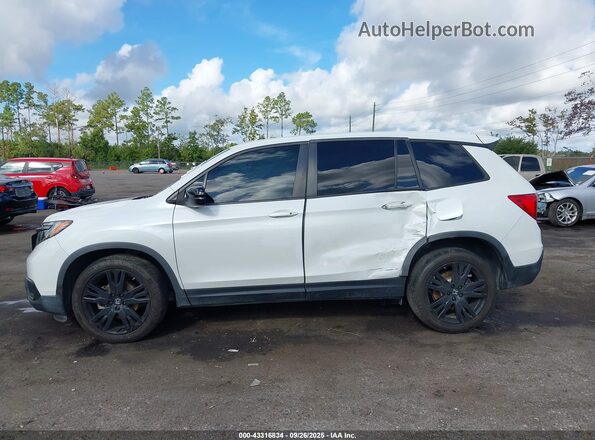 5FNYF7H21MB005974 2021 HONDA PASSPORT White Widok wnętrza 360 stopni