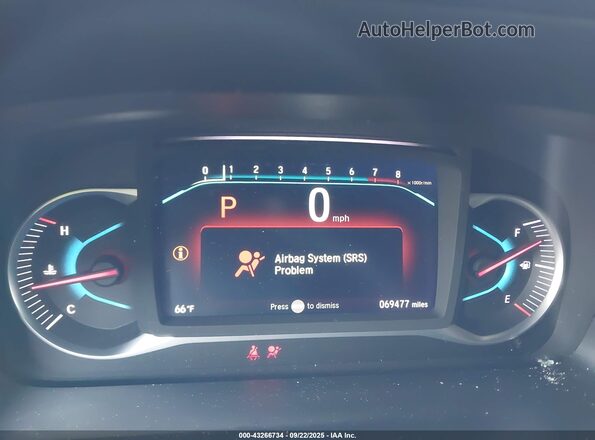 5FNYF7H28MB011609 2021 HONDA PASSPORT Черный Вид задних сидений