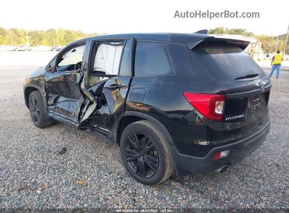 5FNYF7H28MB011609 2021 HONDA PASSPORT Черный Задняя левая четверть