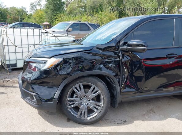 5FNYF7H52KB011936 2019 HONDA PASSPORT Black Widok z przodu