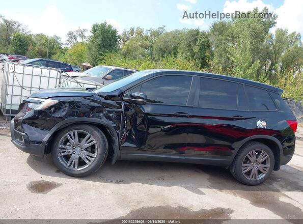 5FNYF7H52KB011936 2019 HONDA PASSPORT Black Widok wnętrza 360 stopni