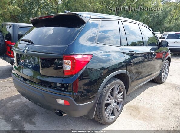 5FNYF7H52KB011936 2019 HONDA PASSPORT Black Tył prawy