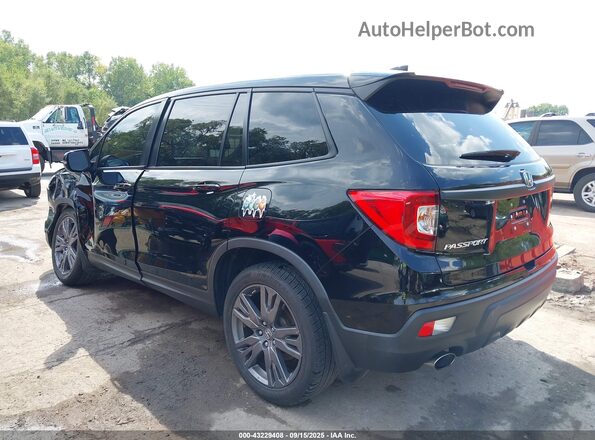 5FNYF7H52KB011936 2019 HONDA PASSPORT Black Tył lewy