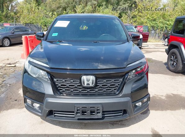 5FNYF7H52KB011936 2019 HONDA PASSPORT Black Widok zestawu wskaźników